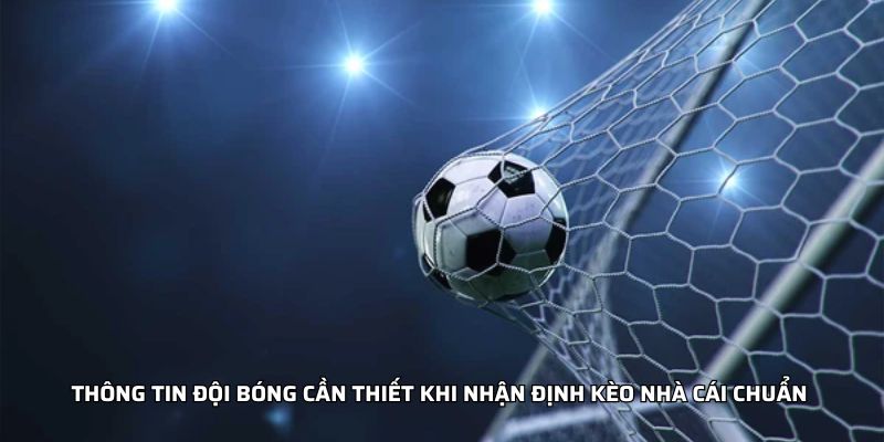 Thông tin đội bóng cần thiết khi nhận định kèo nhà cái chuẩn 
